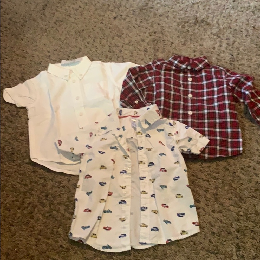 3 button ups